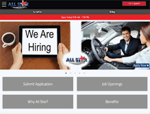 Tablet Screenshot of myallstarcareer.com
